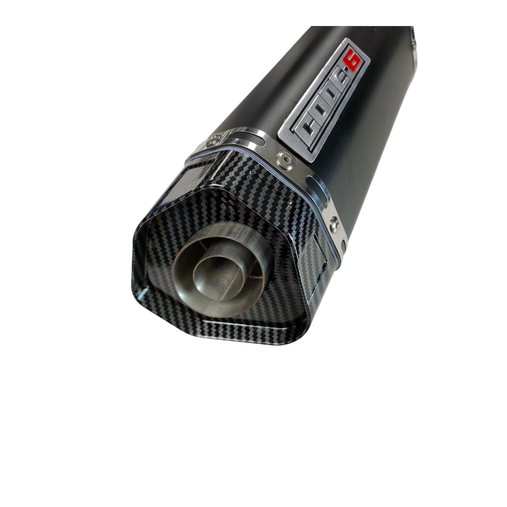 CODE-6 EXHAUST FULL SYSTEM 1GEN TANK 200 EFI / MAXUMA/ CARBON ARMOR / SUPERMATCH
CABON/BLACK