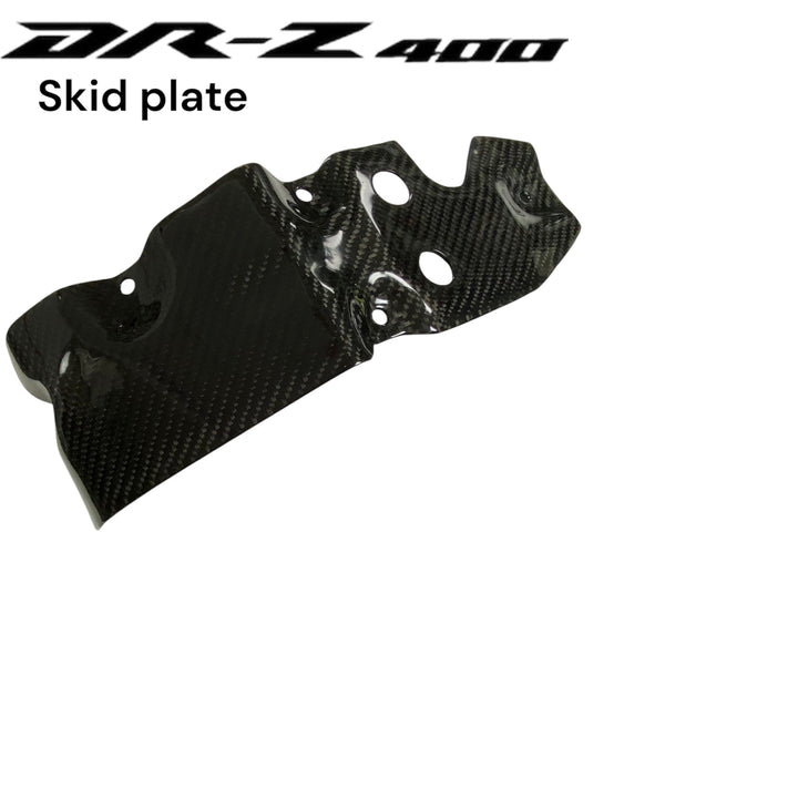 Suzuki DRZ400 Skid Plate Carbón