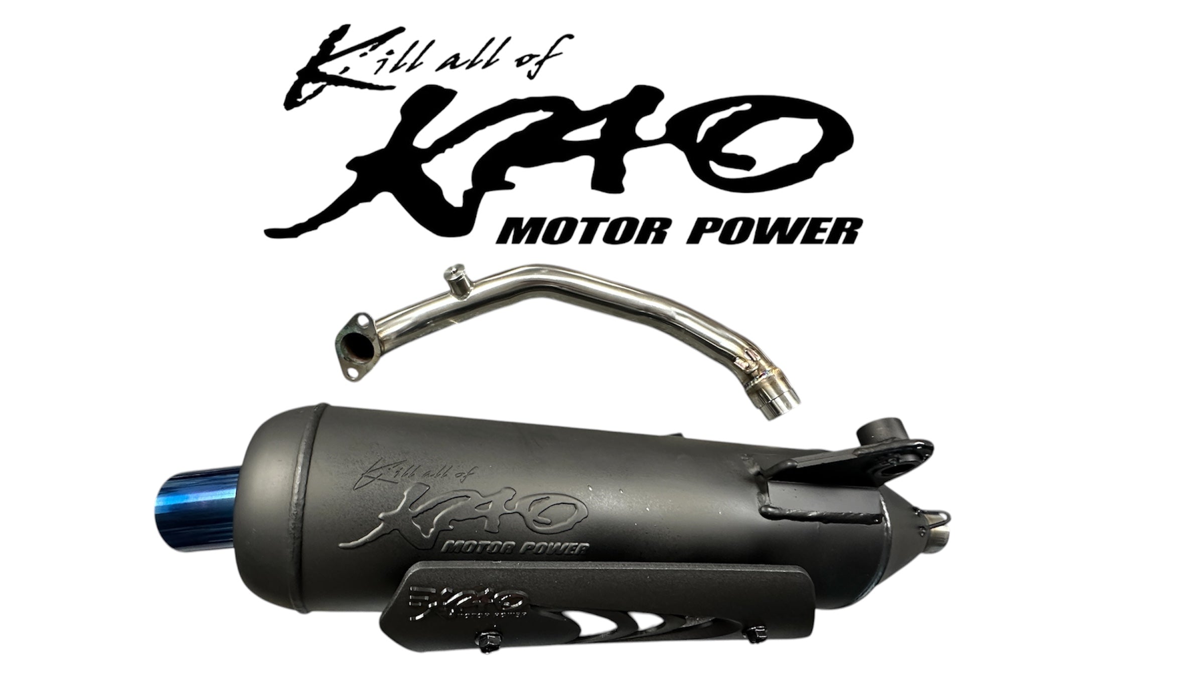 Kao Full System Exhaust Tank 200/ Chuma