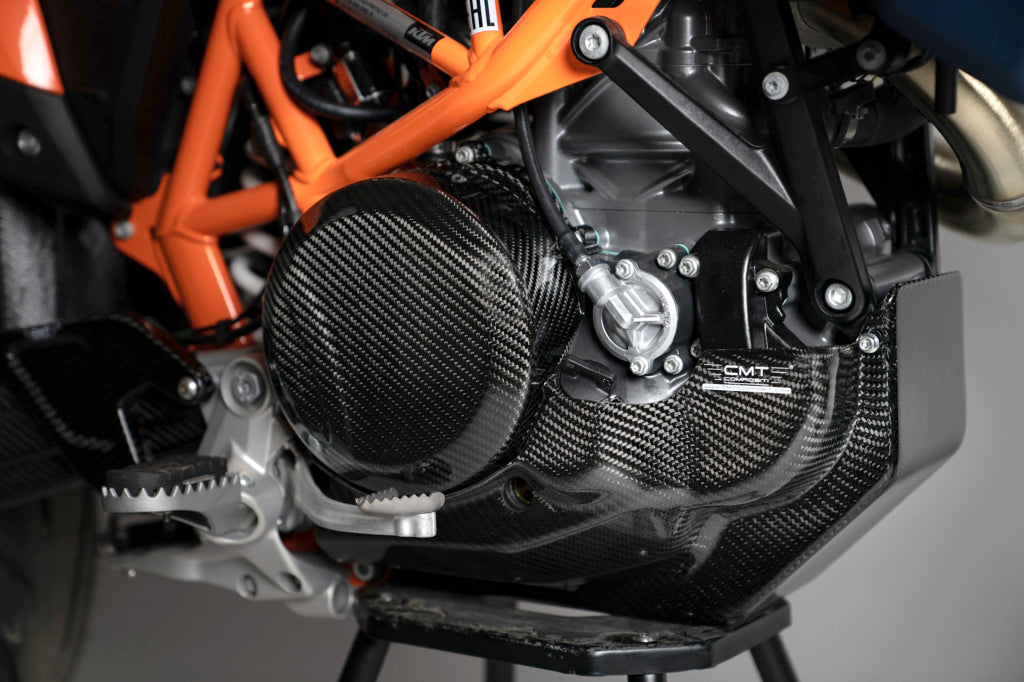 Tapa de embrague KTM 690 cmt carbono 