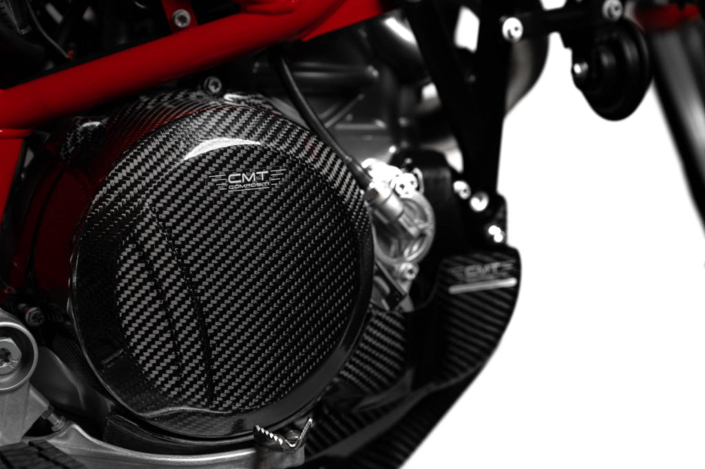 Tapa de embrague KTM 690 cmt carbono 