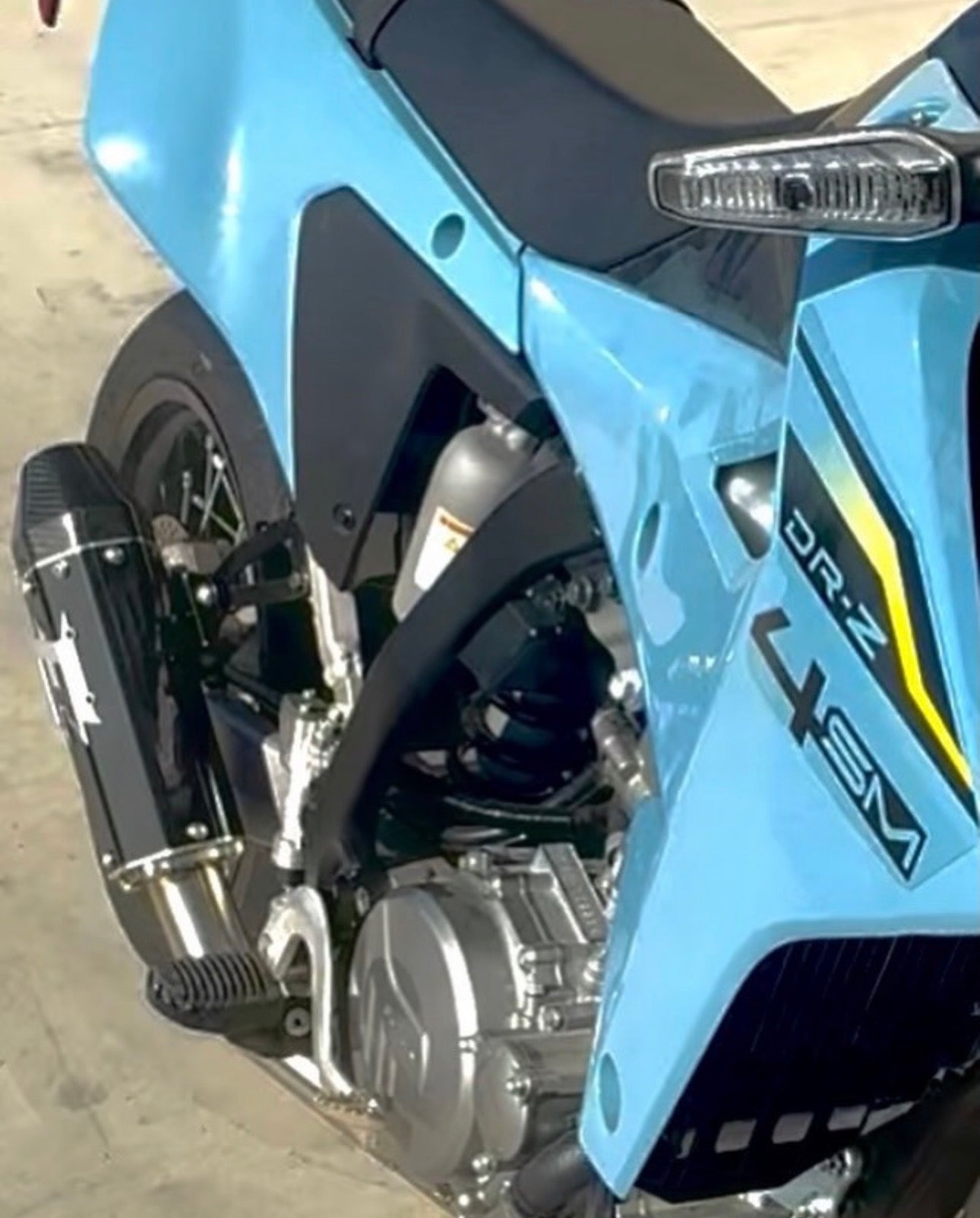 Drz400  drag Exhaust Empire
