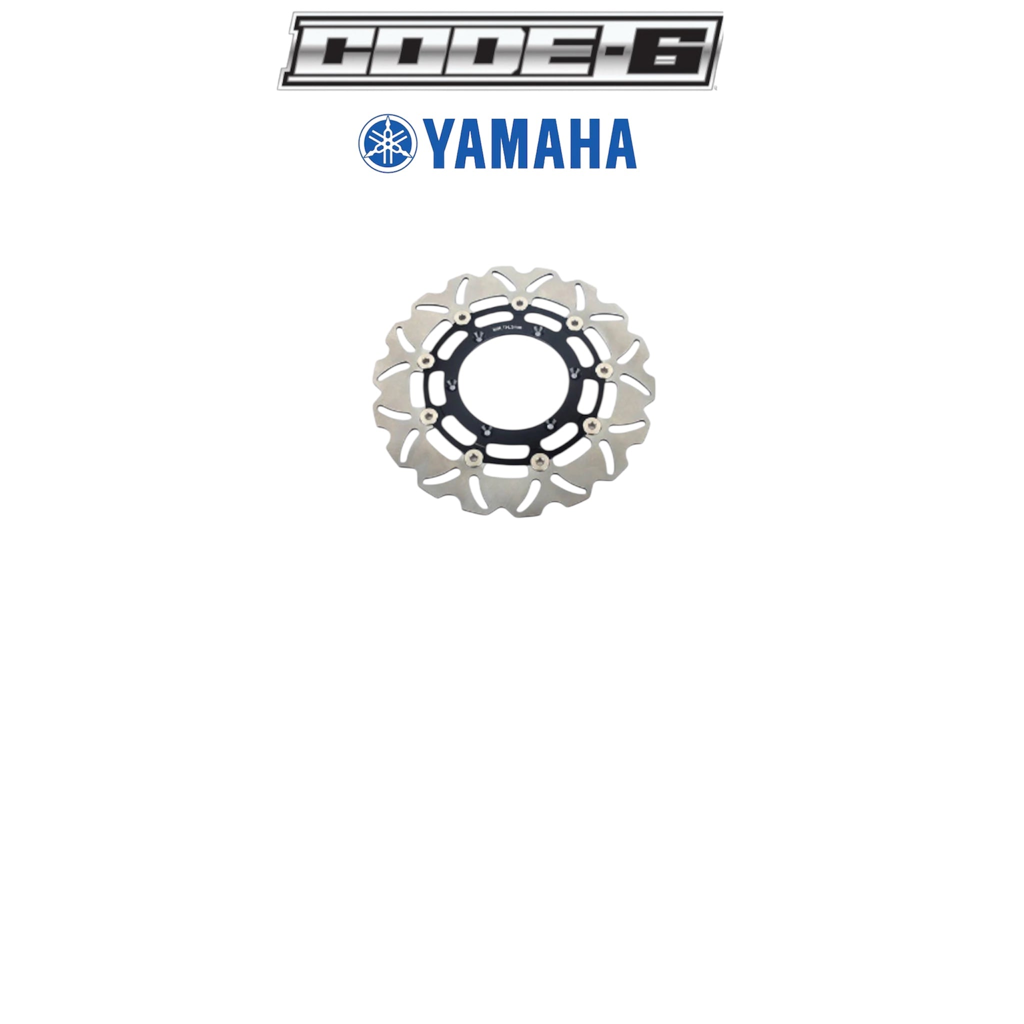 Yamaha MT09 / FZ09 Left Side Brake Wabe Disc Code-6  (LEFT SIDE )
