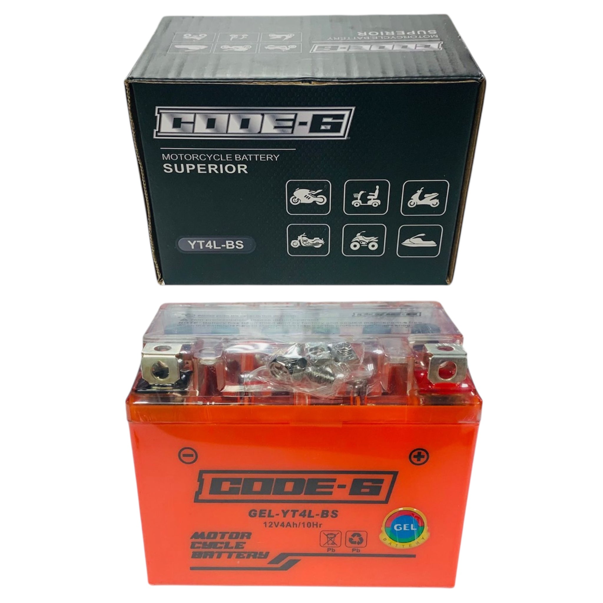 Motorcycle Battery YT4L-BS Gel