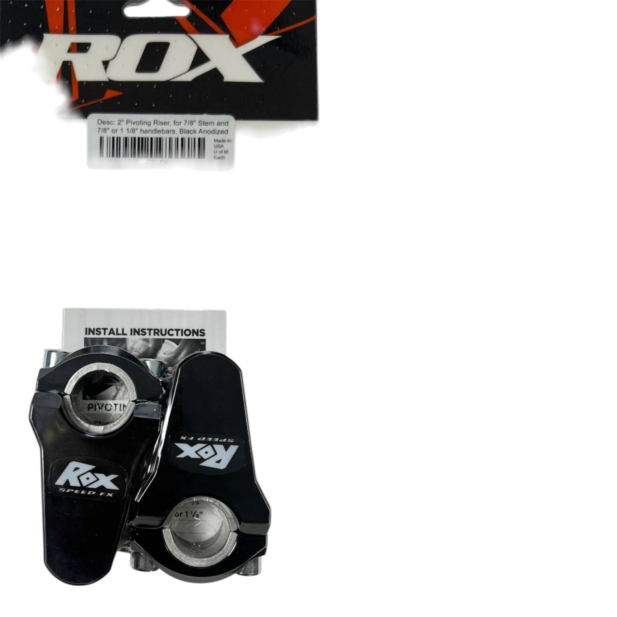 Manillar Rox Elite Series Pivot Riser 2" (negro)