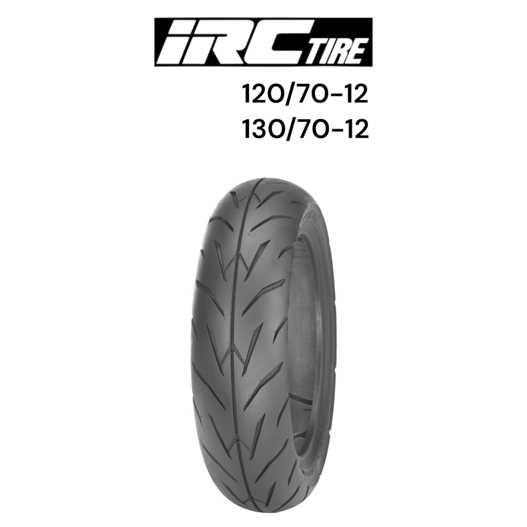 IRC Scooter Tire 130/70-12  120/70-12  , 140/70-12