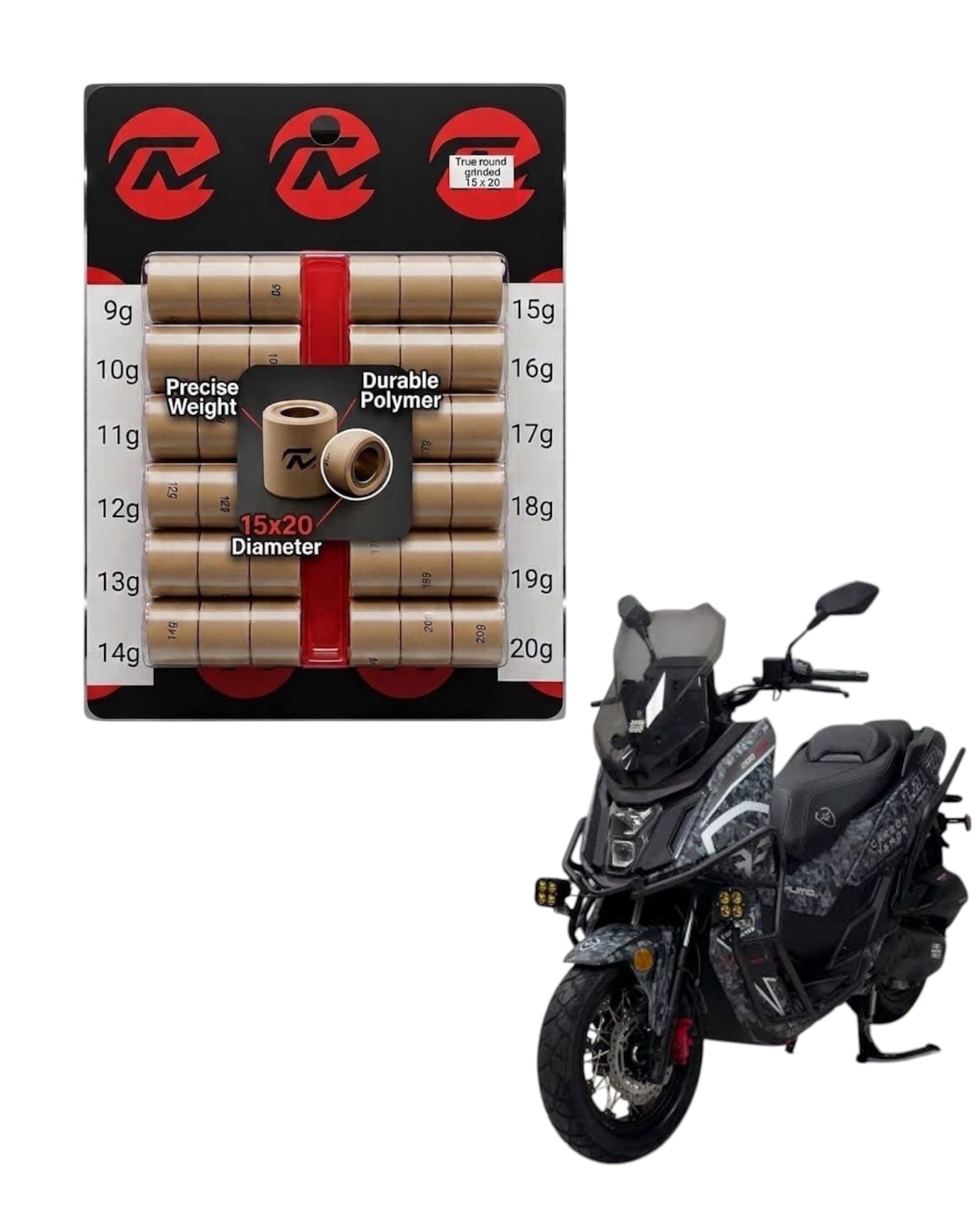 Máxuma 180cc Roller Set