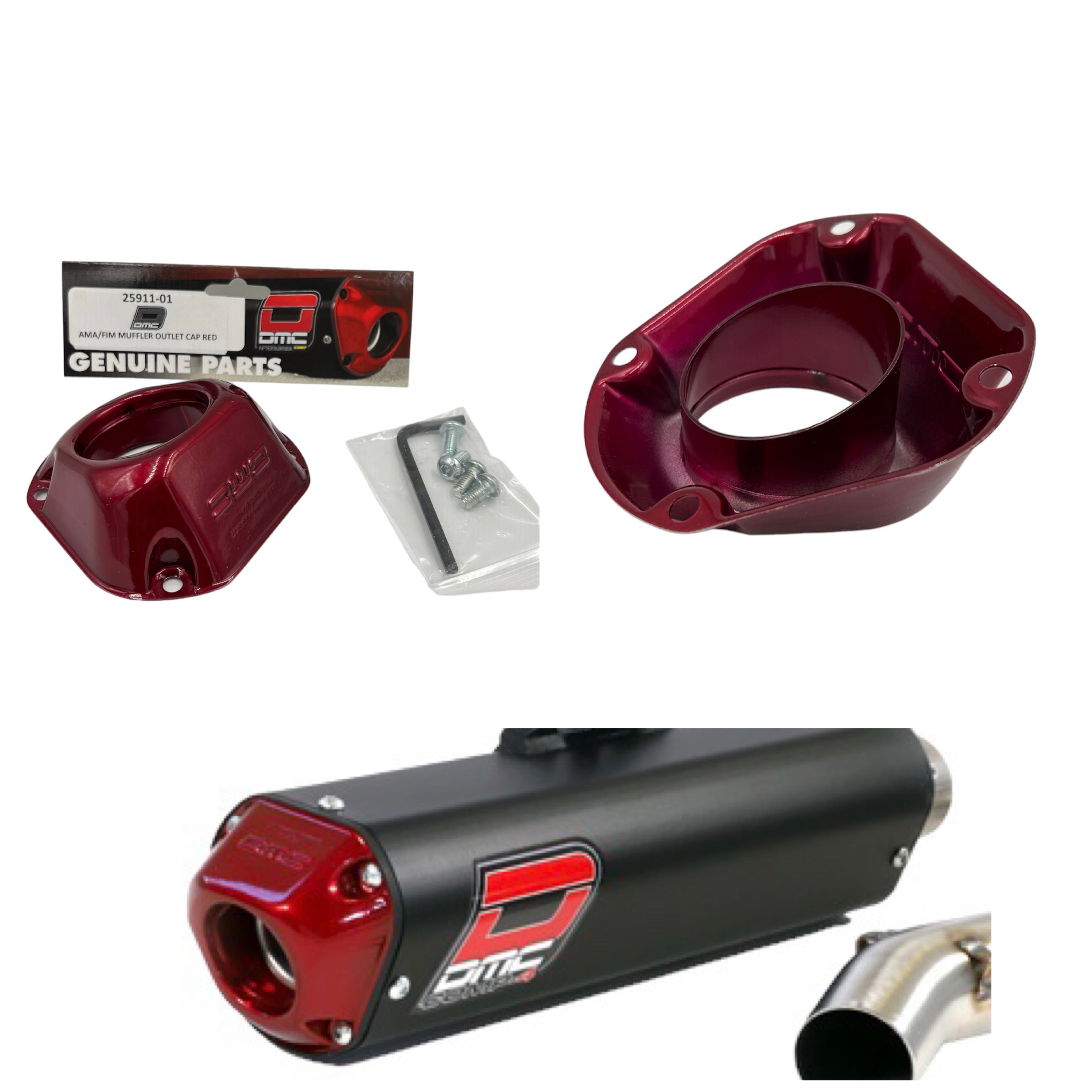 Dmc exhaust end tip