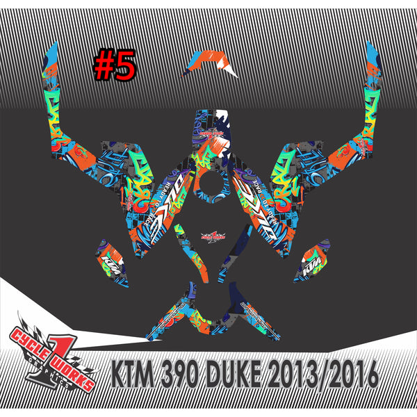 Ktm 390 duke graphic kit 13-2016