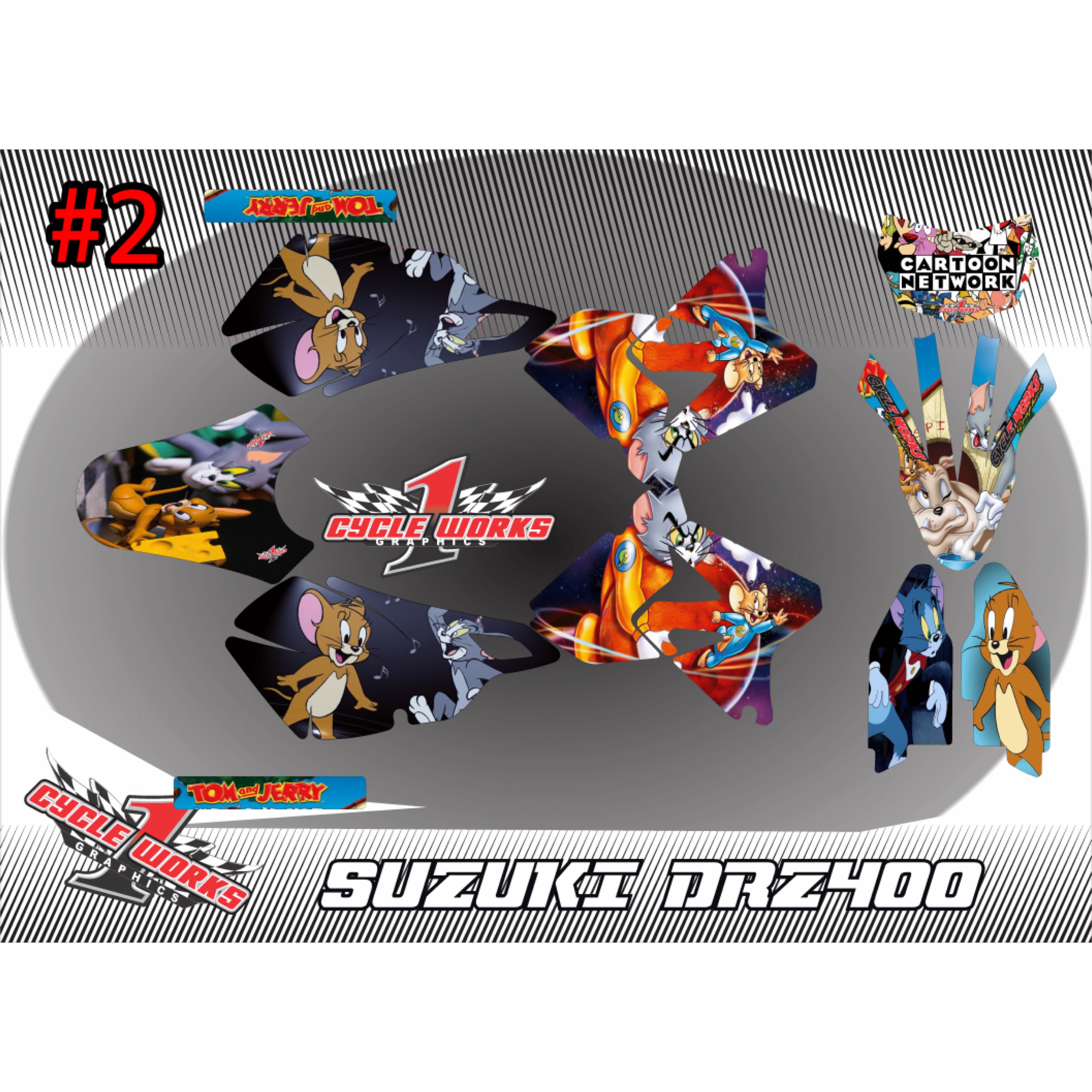 Kit gráfico de anime Drz400