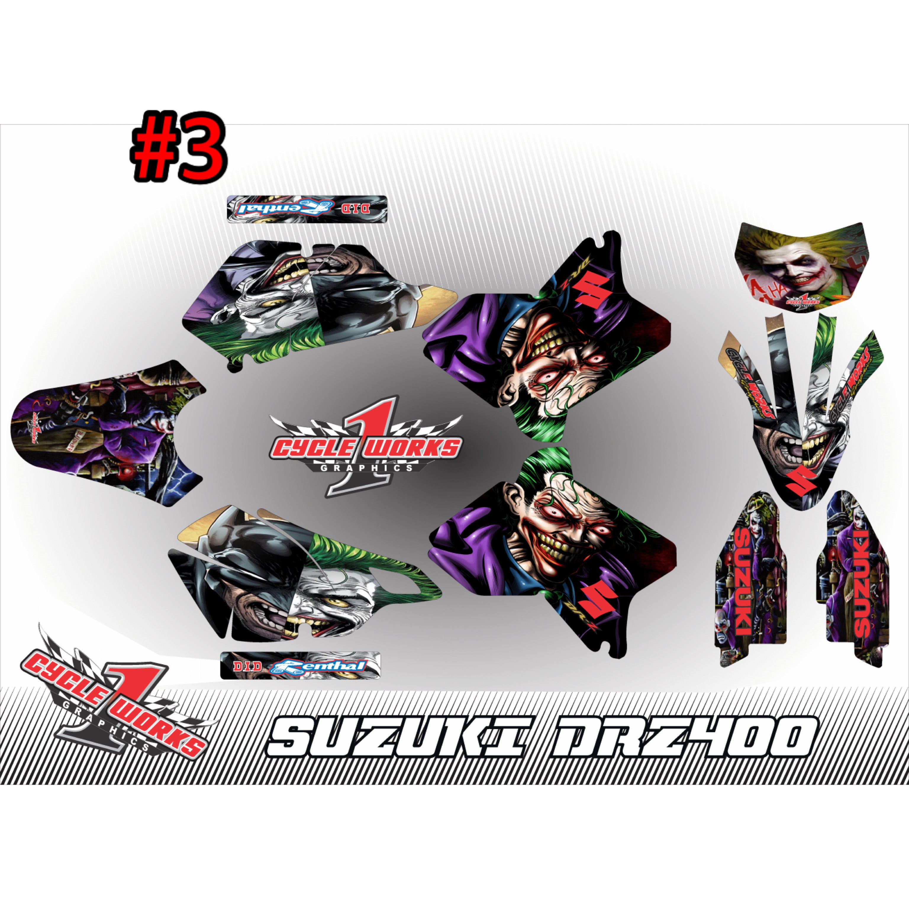 Kit gráfico de anime Drz400