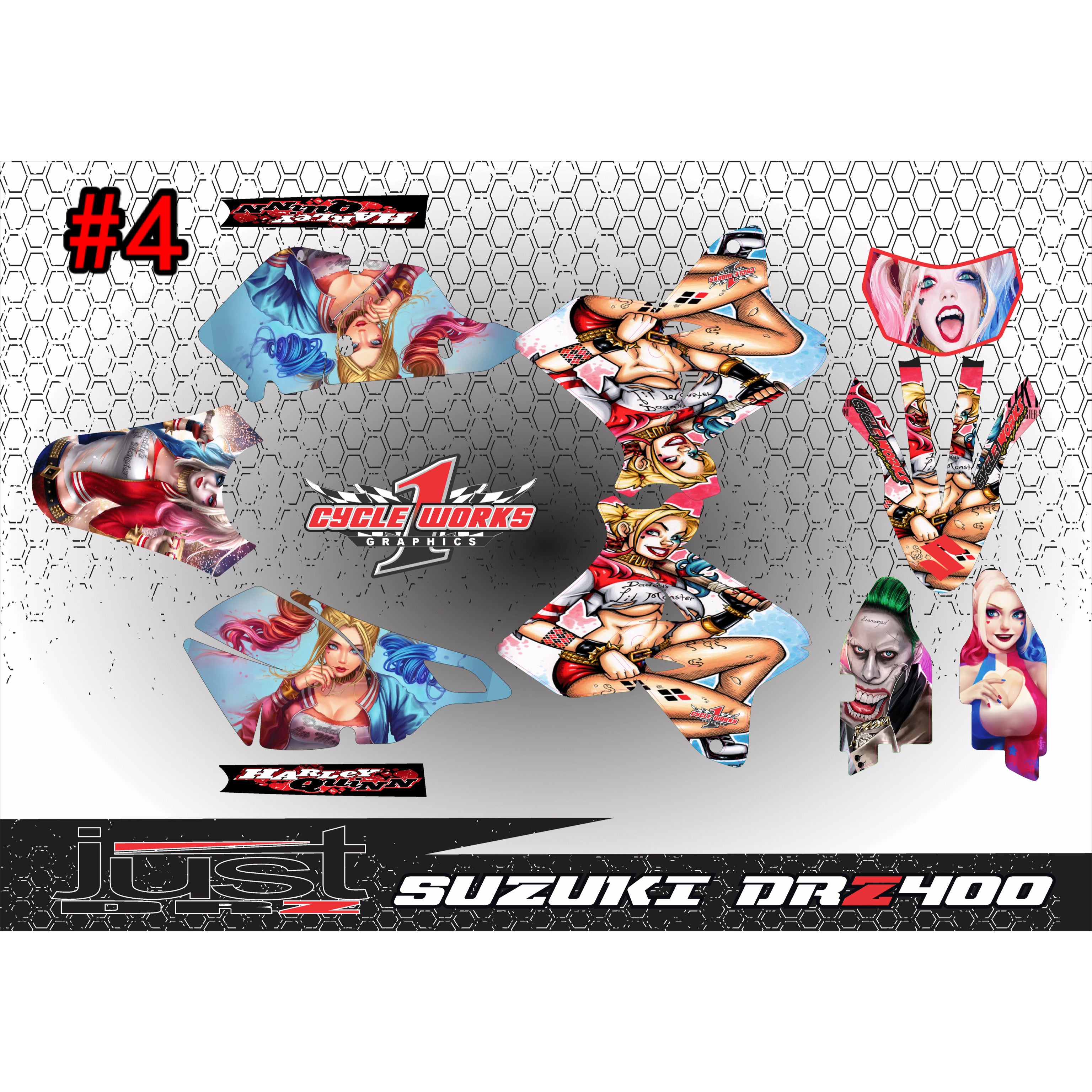 Kit gráfico de anime Drz400