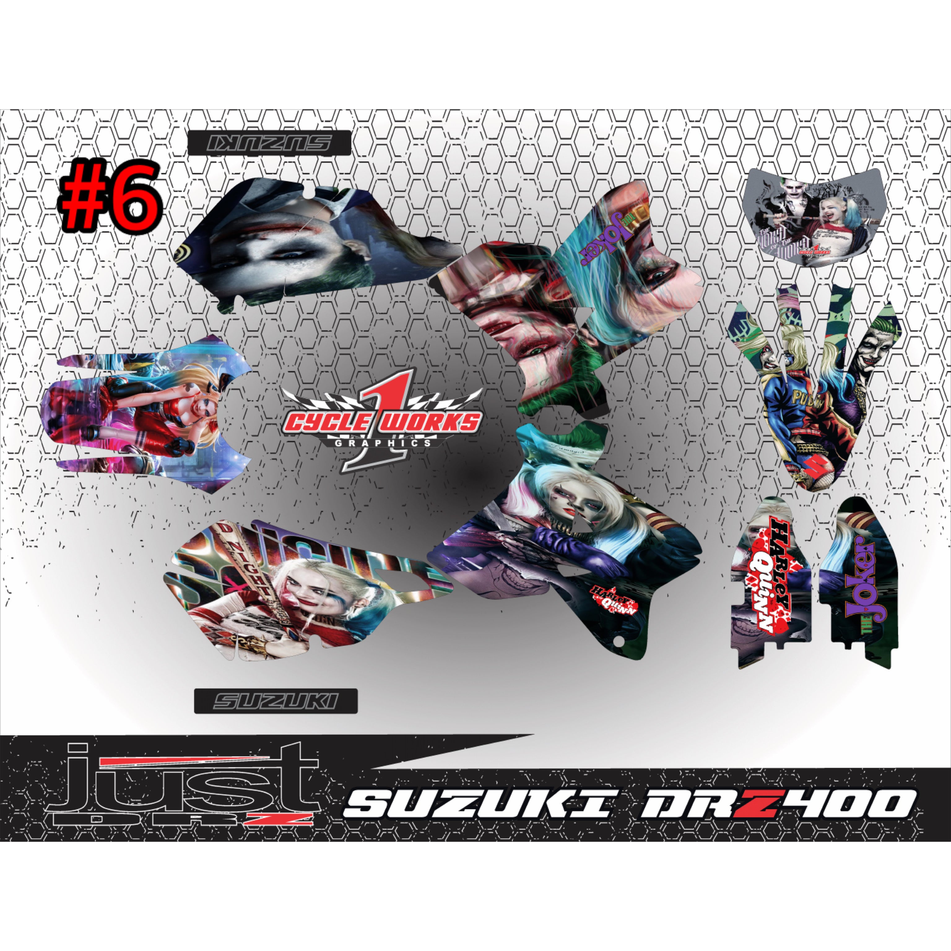 Kit gráfico de anime Drz400