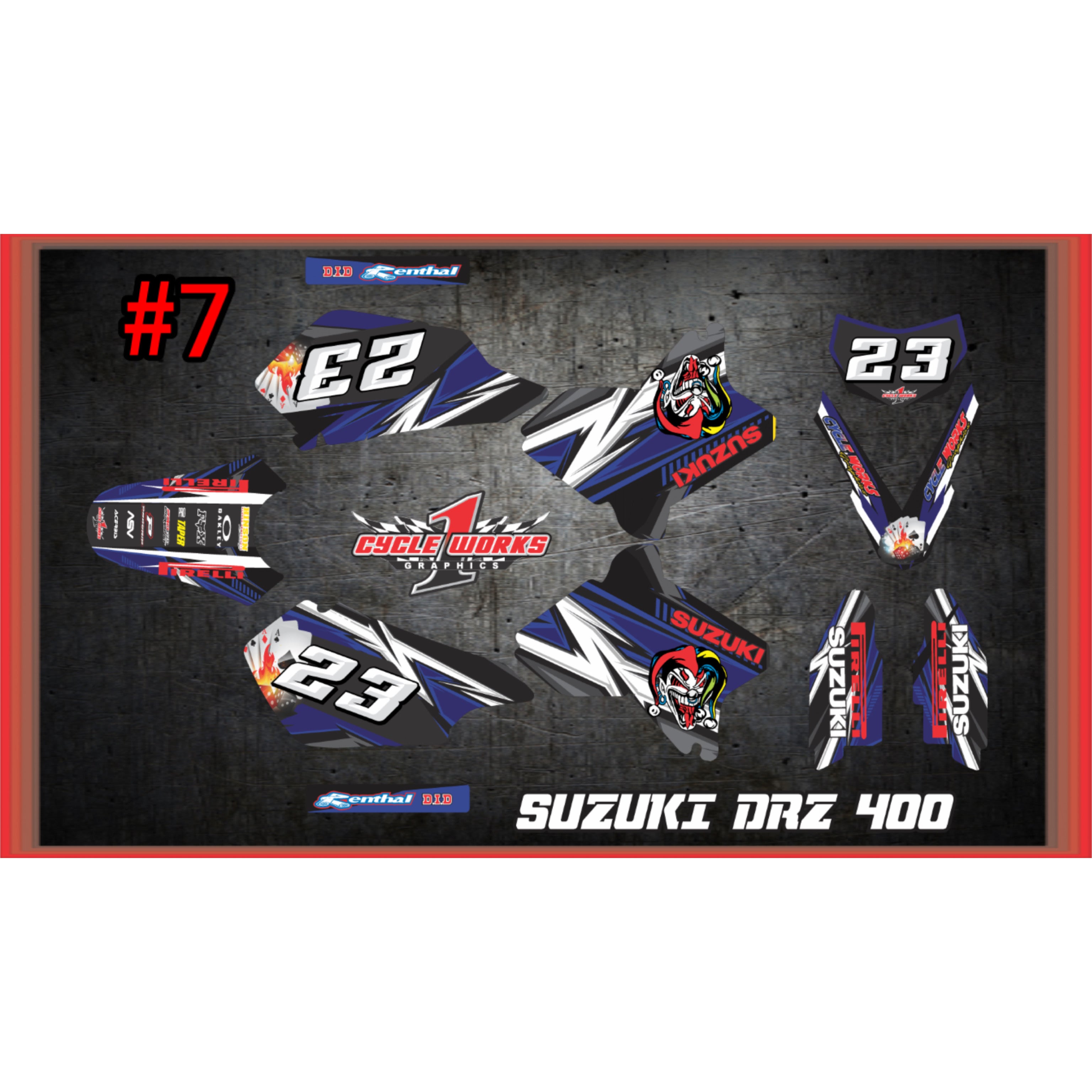 Drz400 anime graphic kit