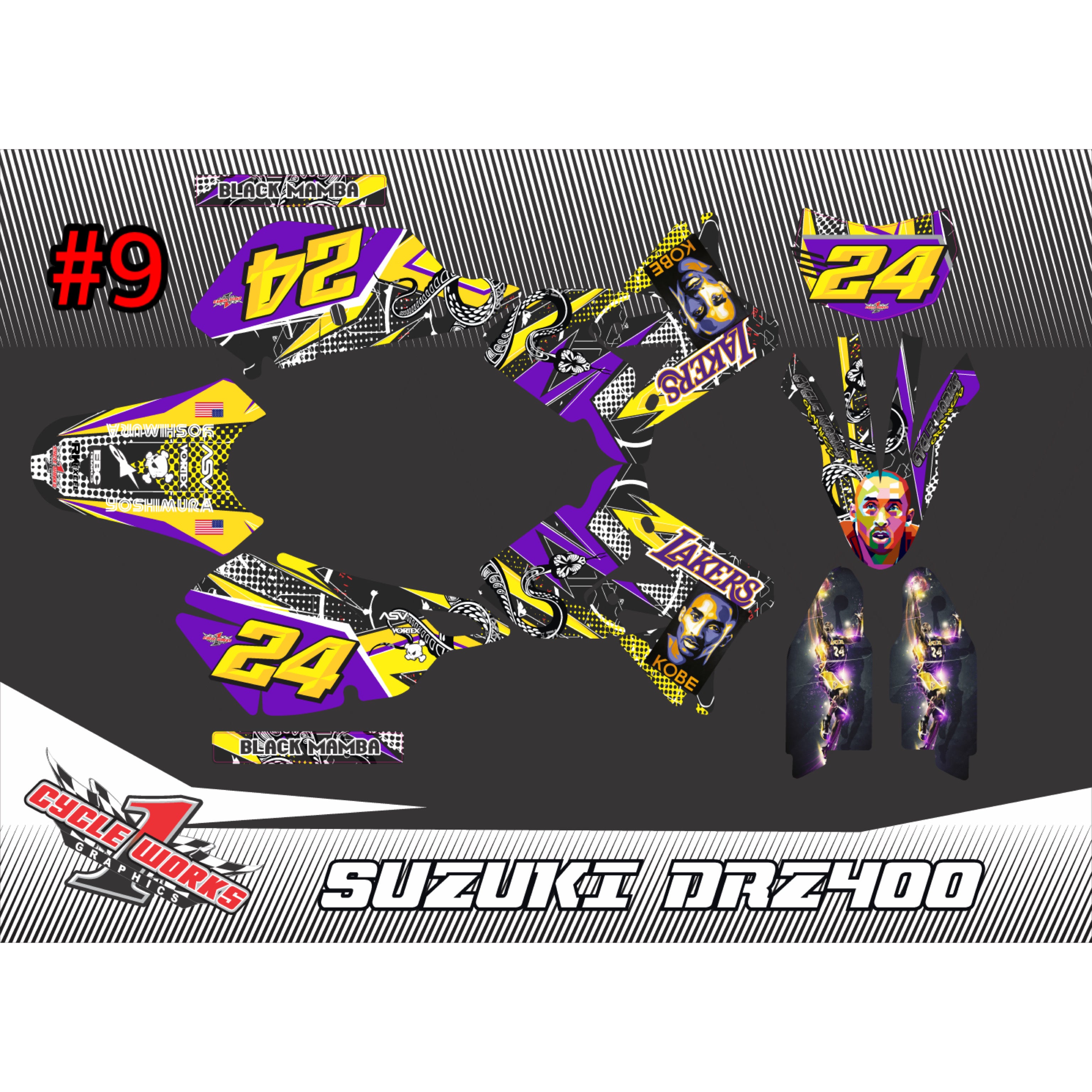 Kit gráfico de anime Drz400
