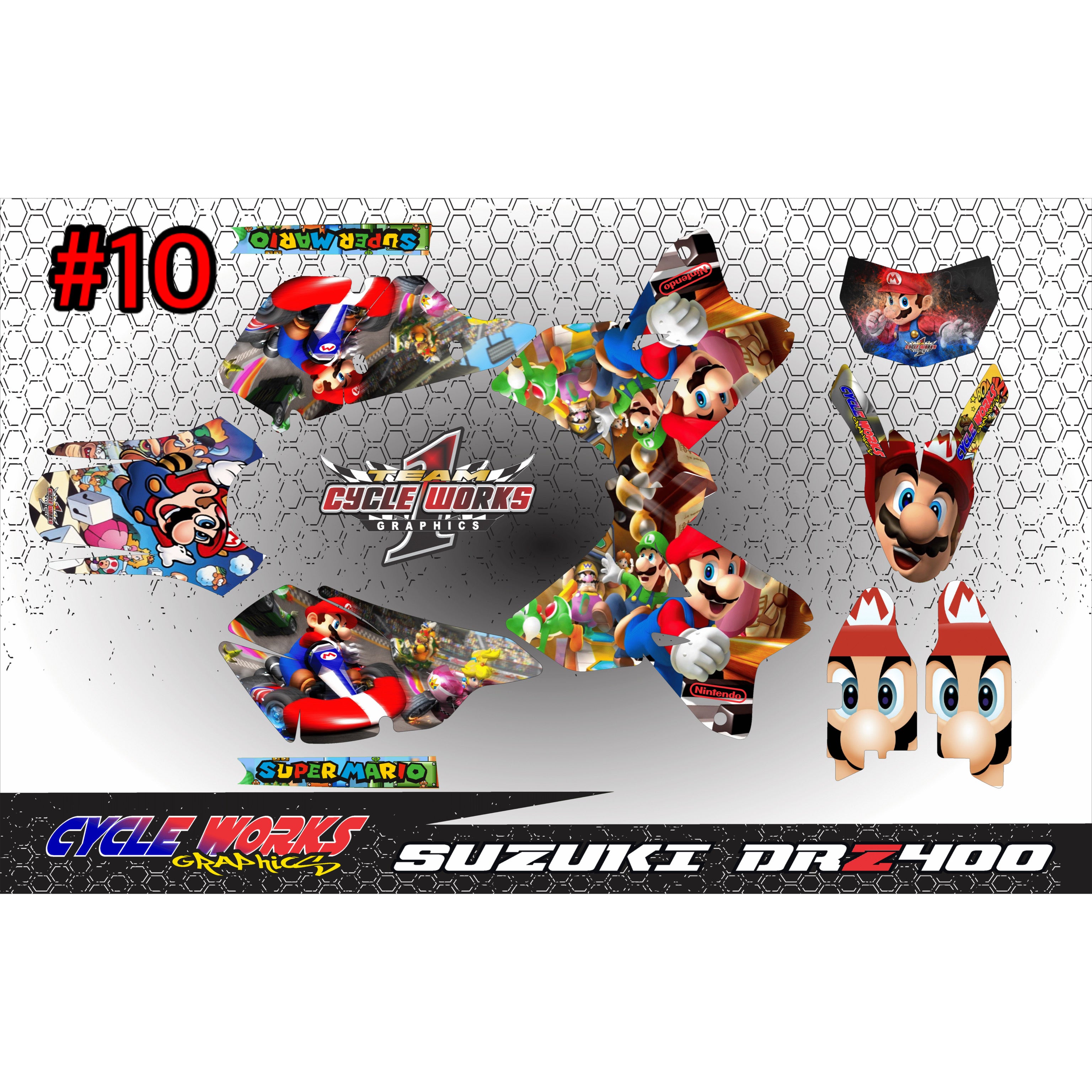 Kit gráfico de anime Drz400