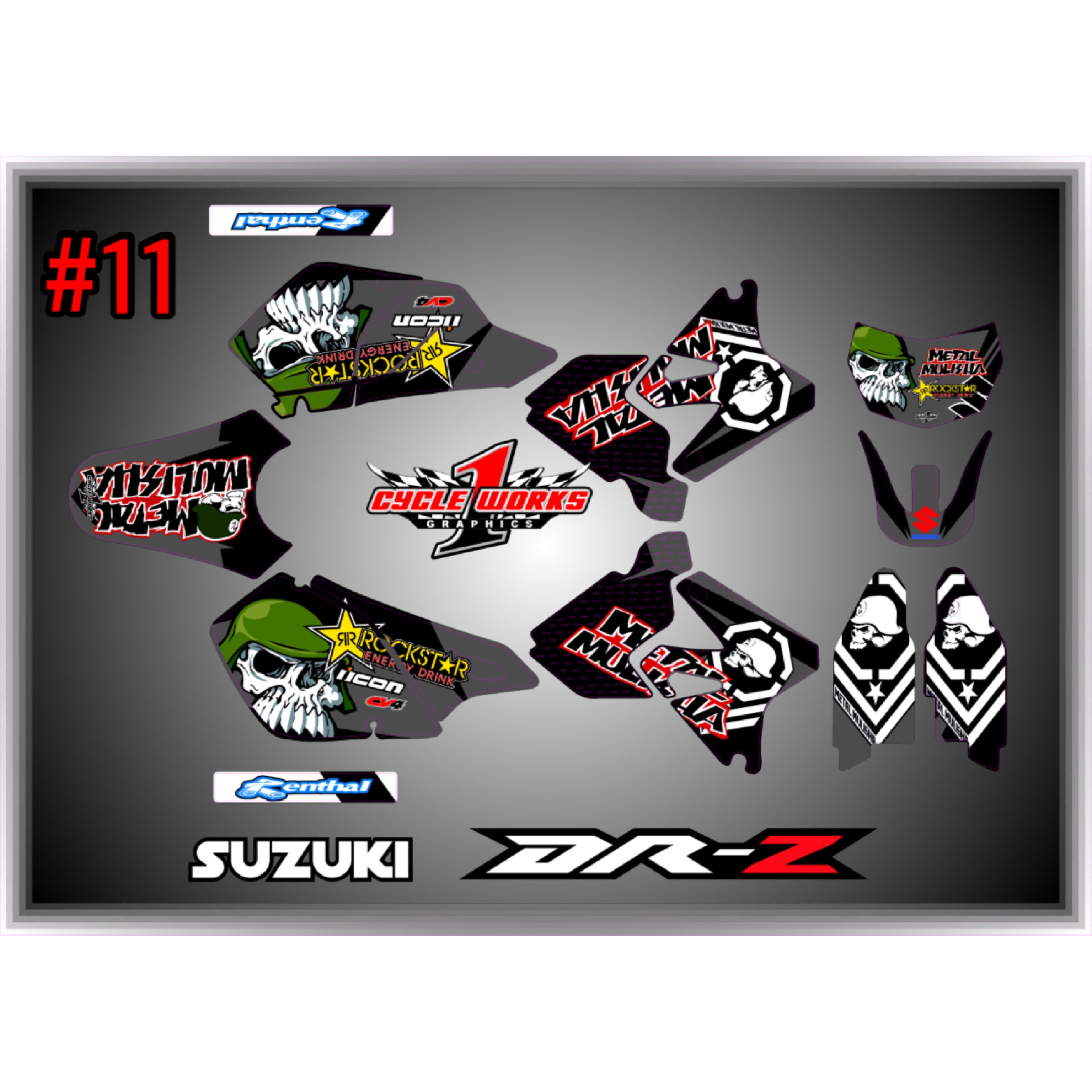 Drz400 anime graphic kit