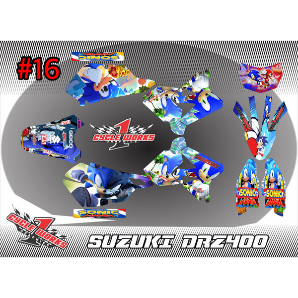 Drz400 anime graphic kit