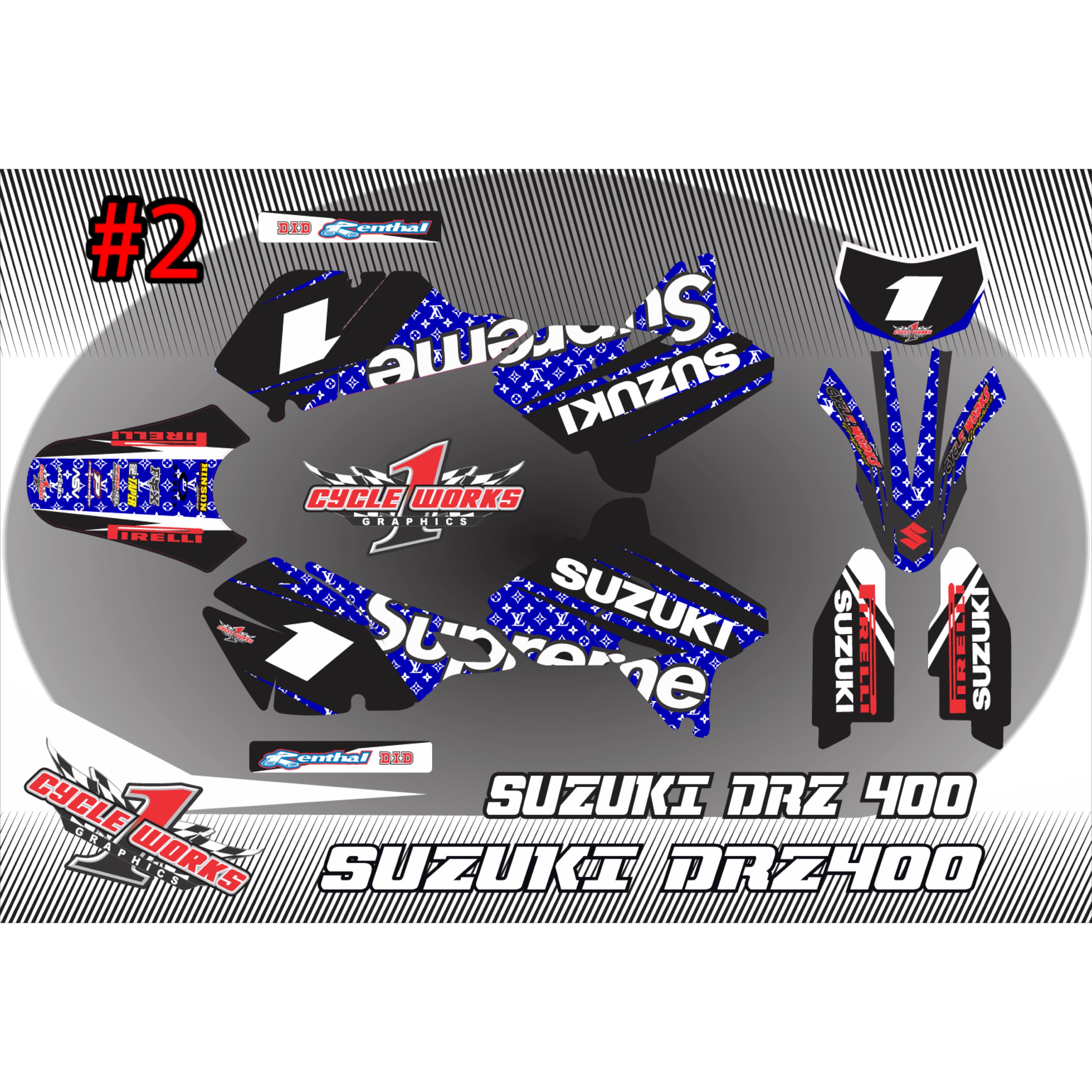 Drz400 suprema gráfica completa