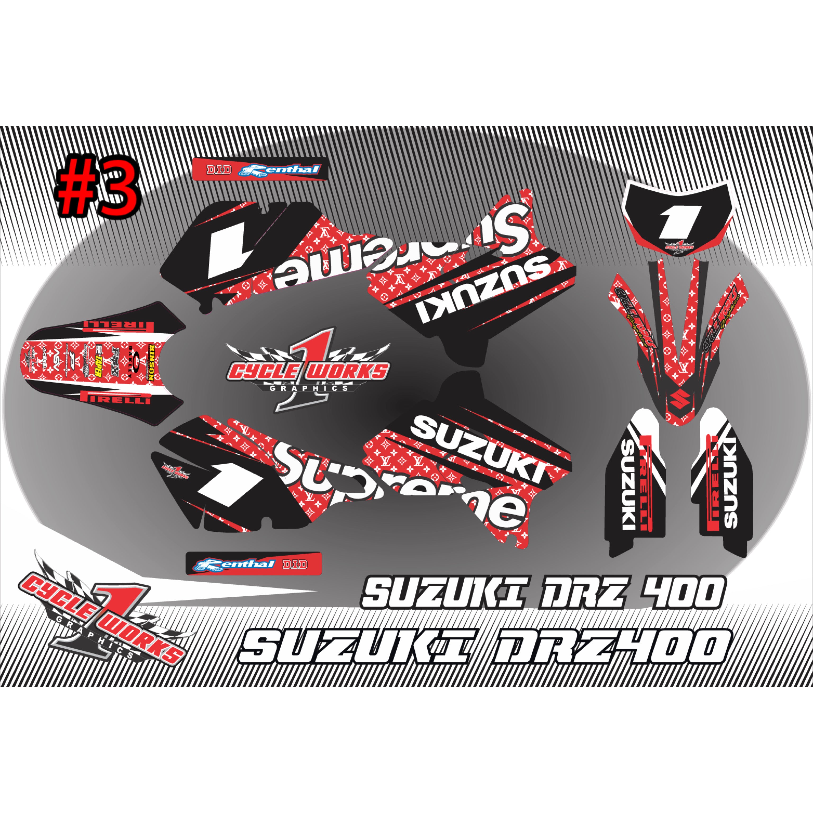 Drz400 suprema gráfica completa