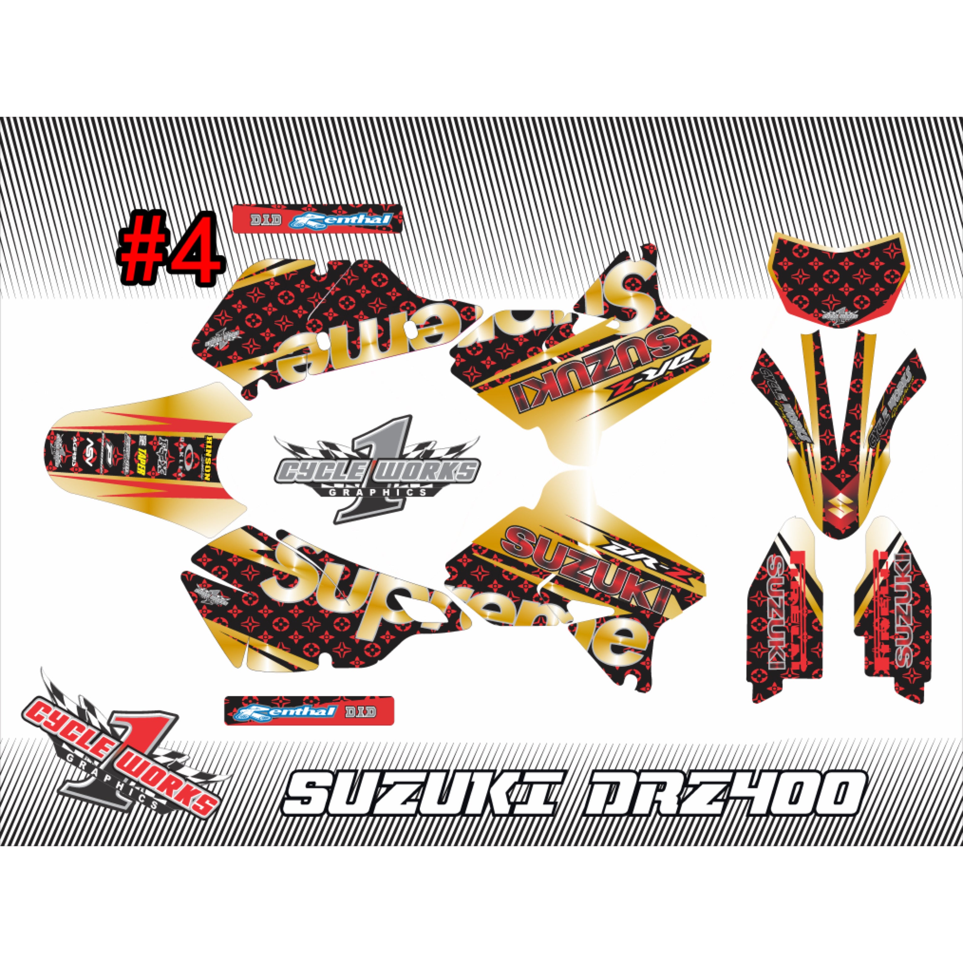 Drz400 suprema gráfica completa