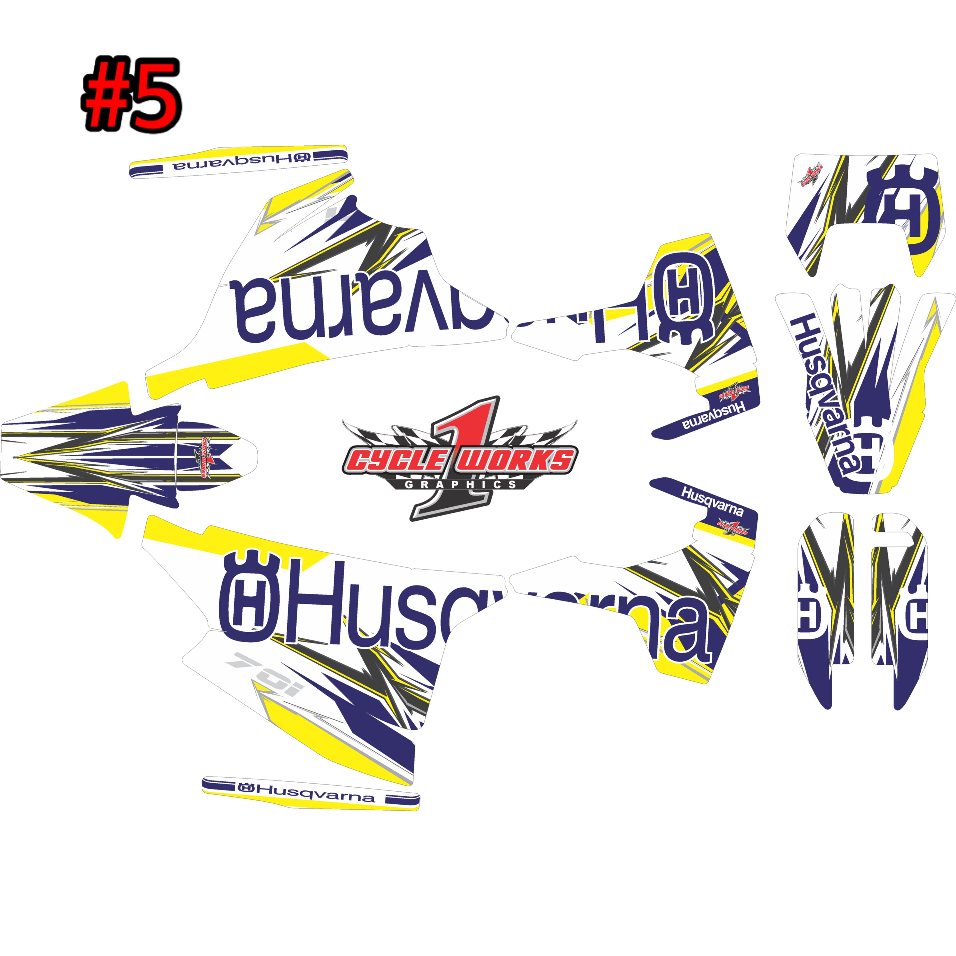 701 Husqvarna gráfico completo