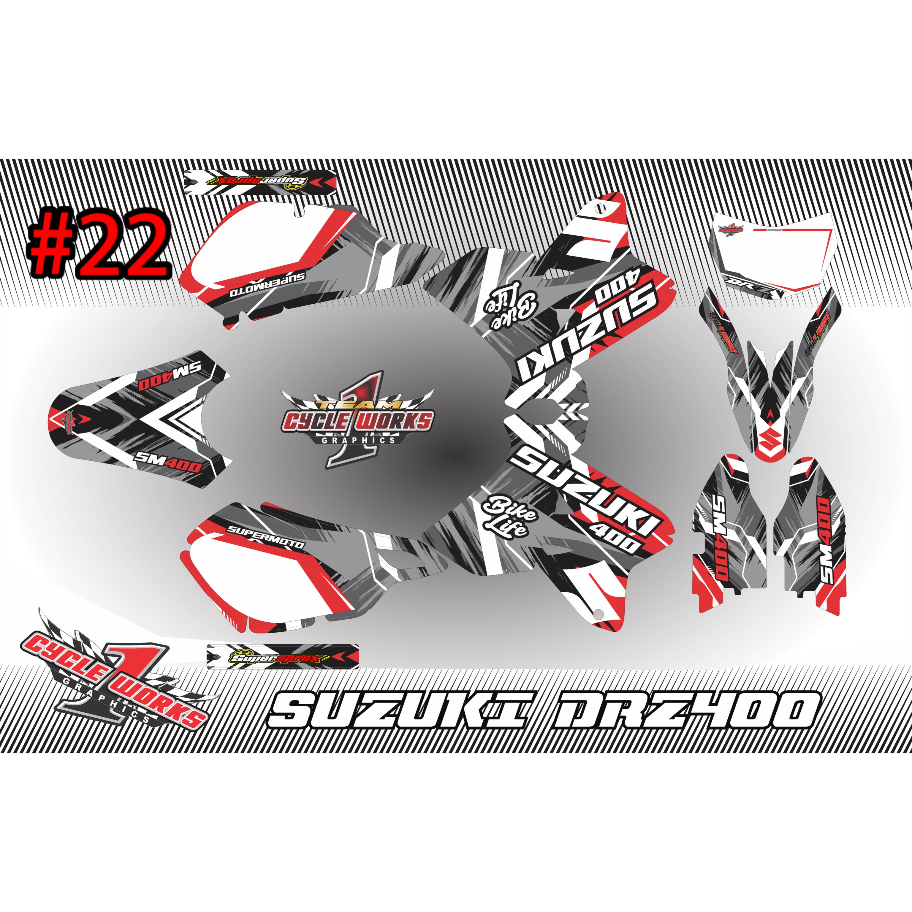 Drz400 full graphic