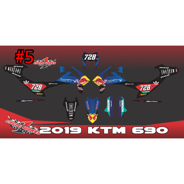 Ktm 690 enduro /smc full graphic
