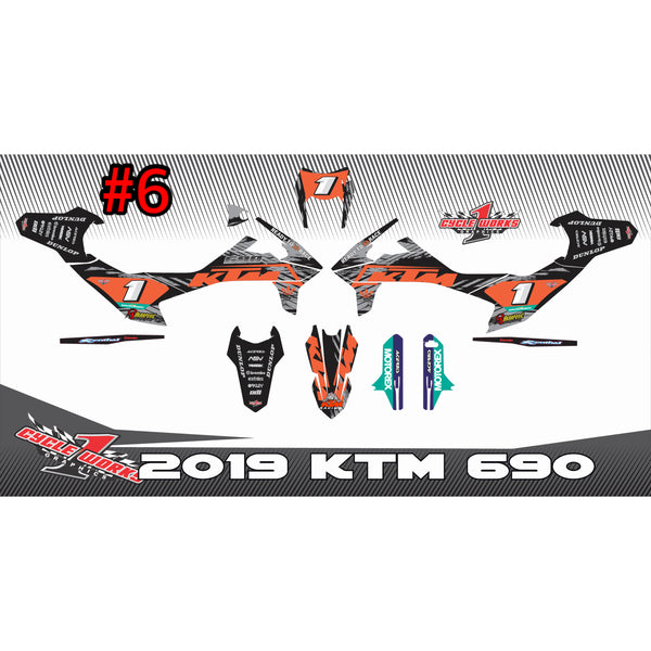 Ktm 690 enduro /smc full graphic