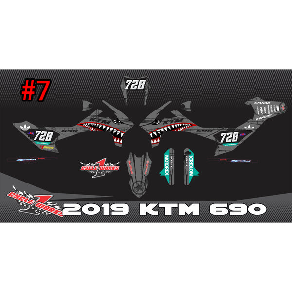 Ktm 690 enduro /smc full graphic