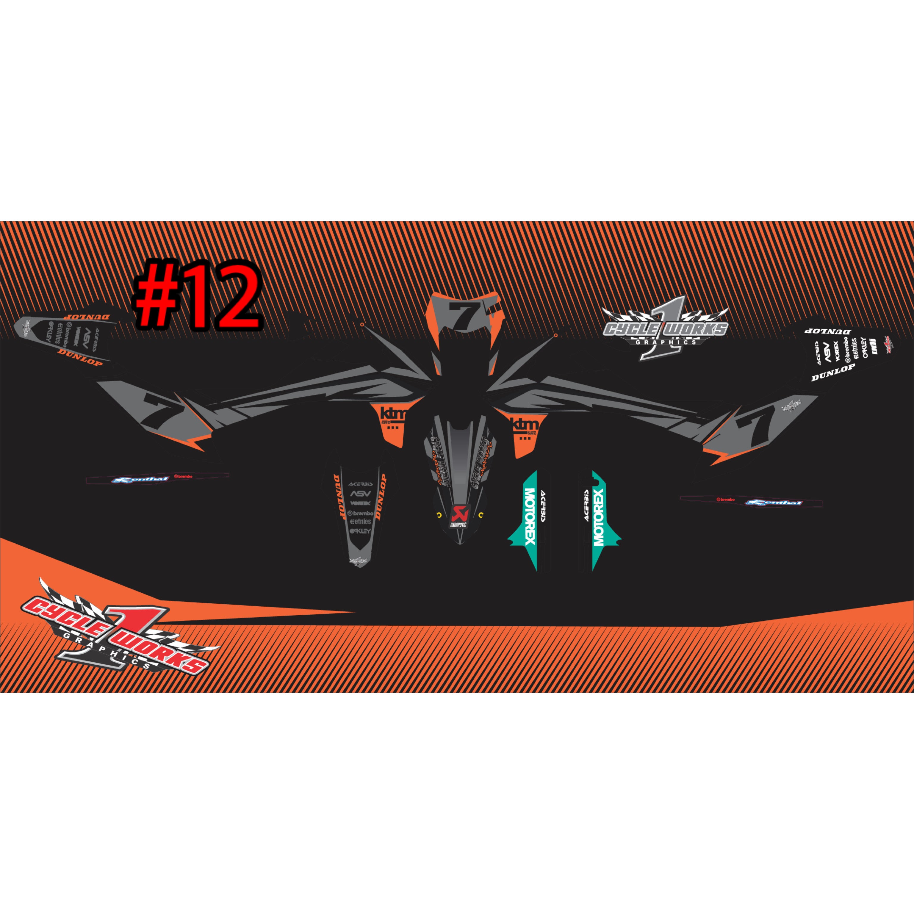 Ktm 690 enduro /smc full graphic