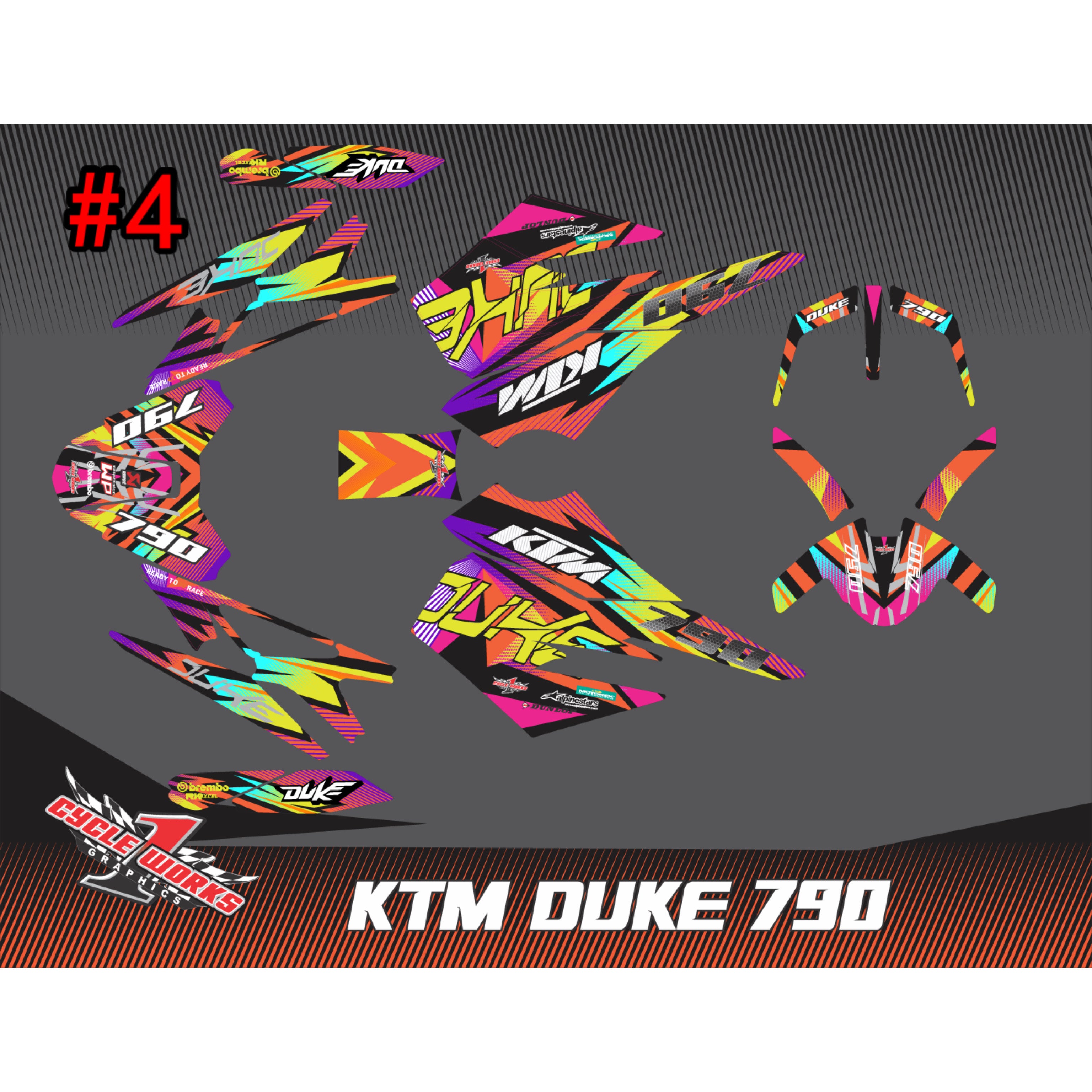 Kit gráfico KTM 790 Duke