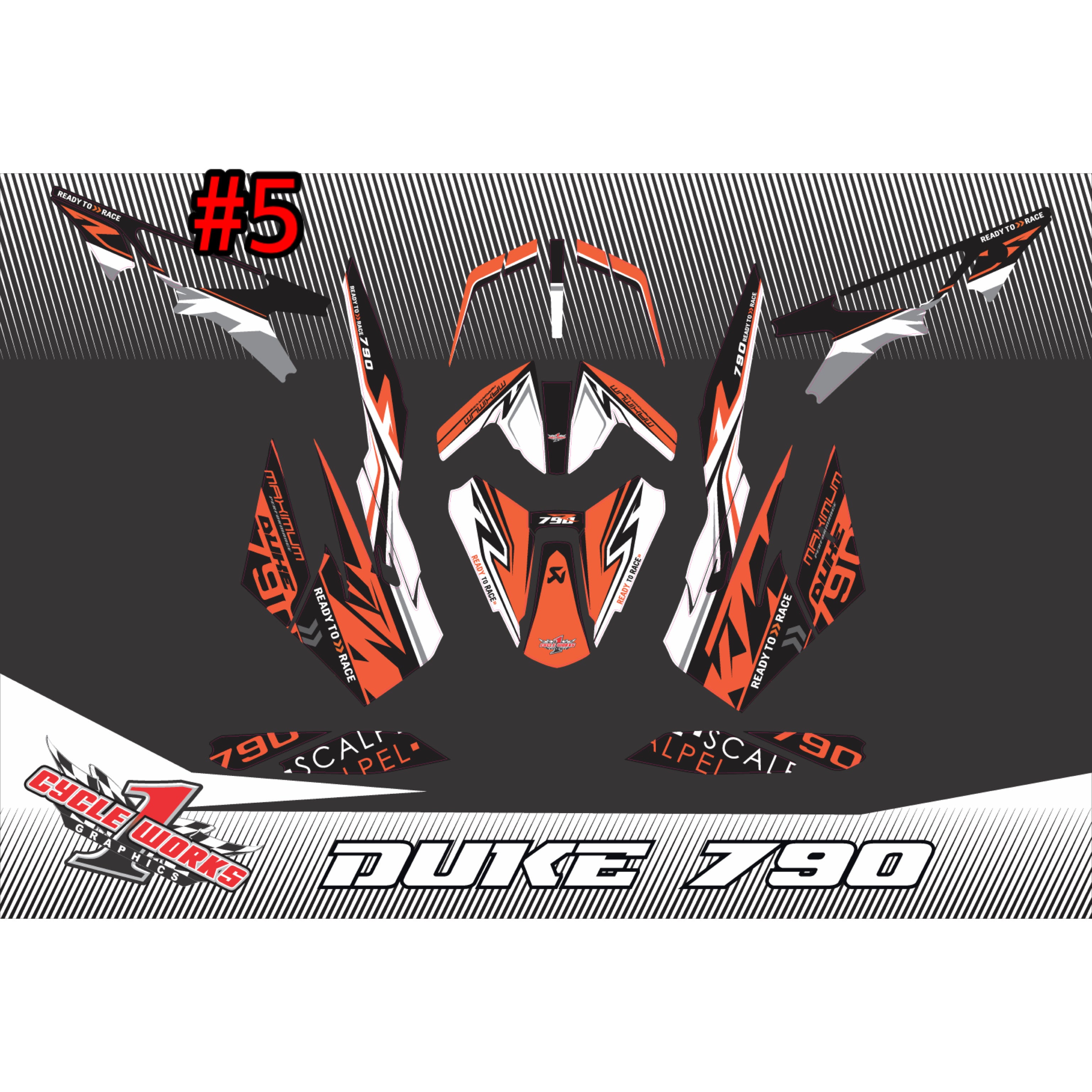 Kit gráfico KTM 790 Duke