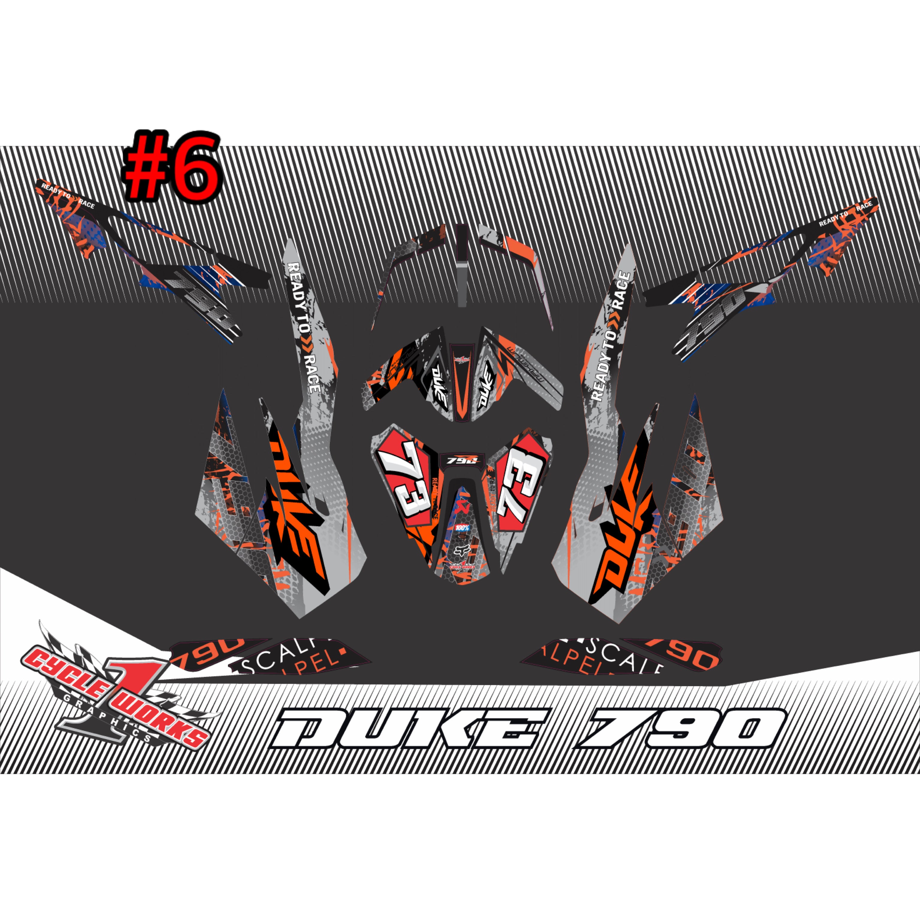 Ktm 790 duke graphic kit