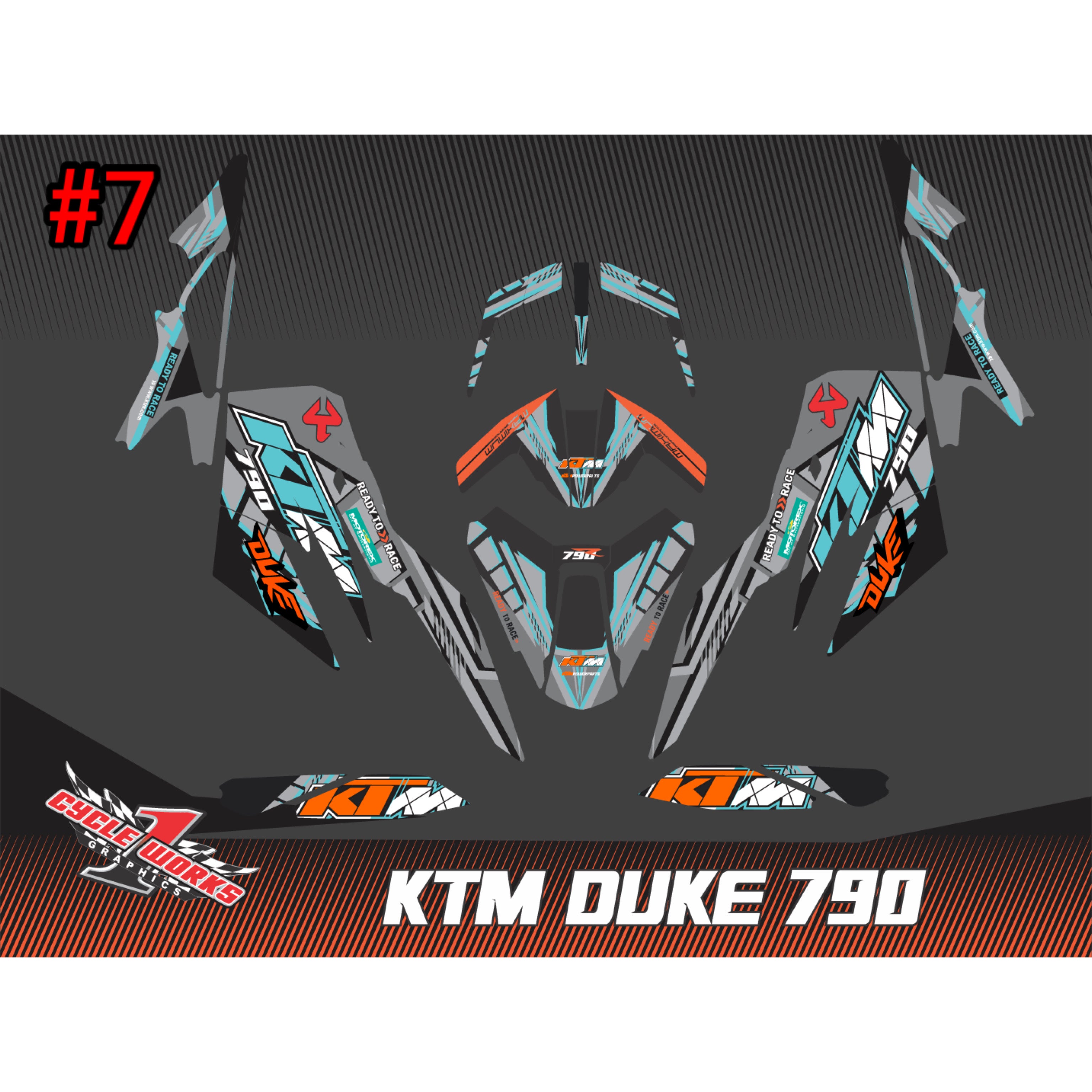 Kit gráfico KTM 790 Duke