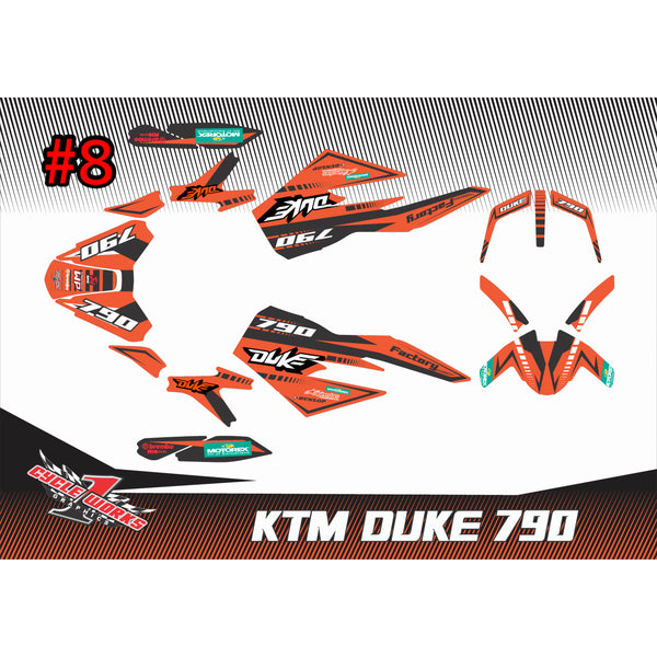 Ktm 790 duke graphic kit