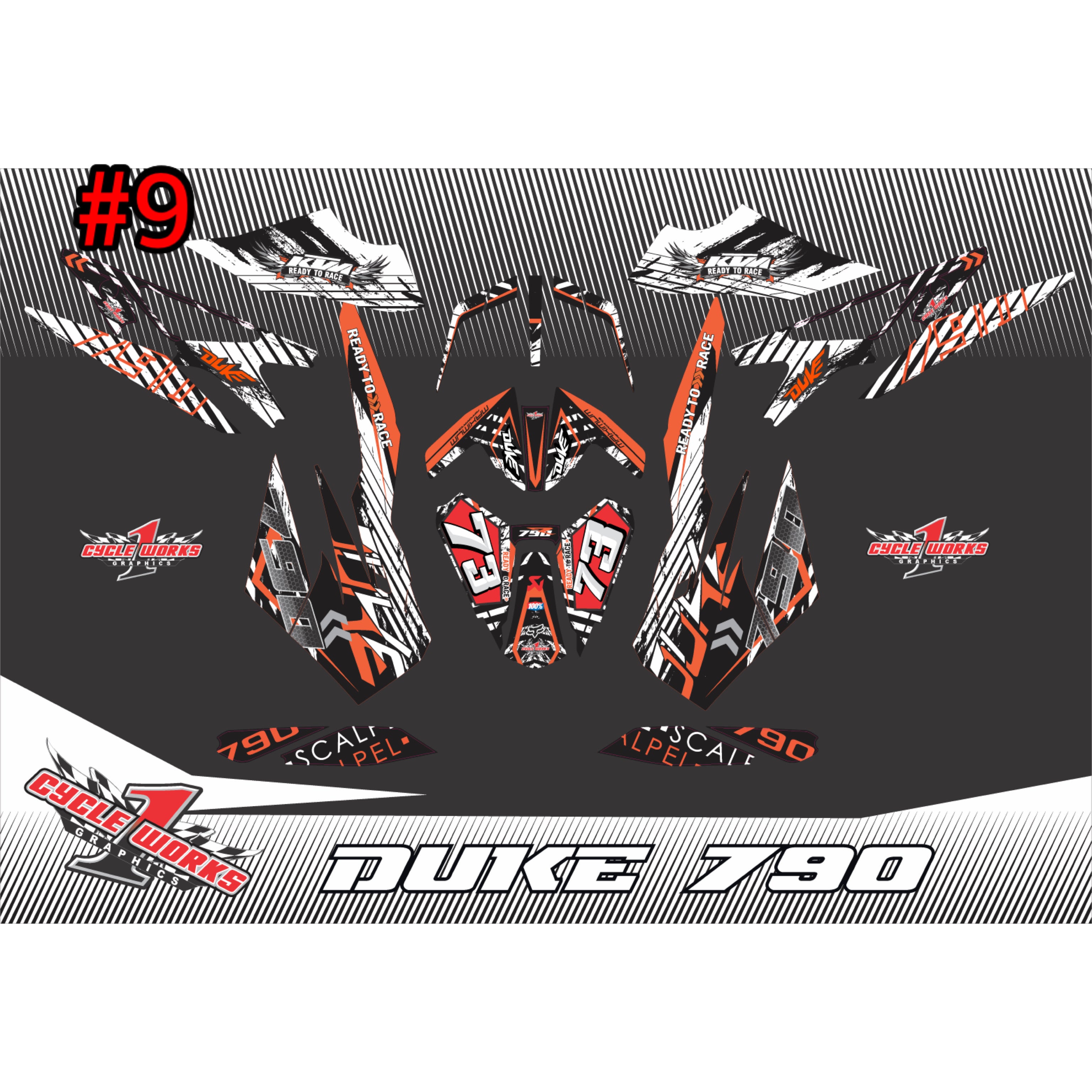 Ktm 790 duke graphic kit