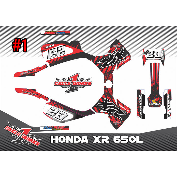 KIT GRÁFICO COMPLETO XR650L