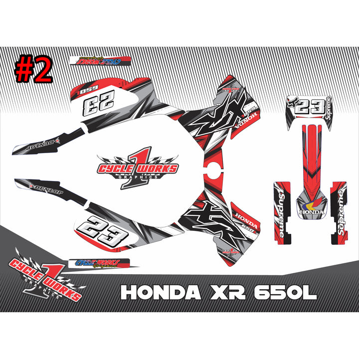 KIT GRÁFICO COMPLETO XR650L