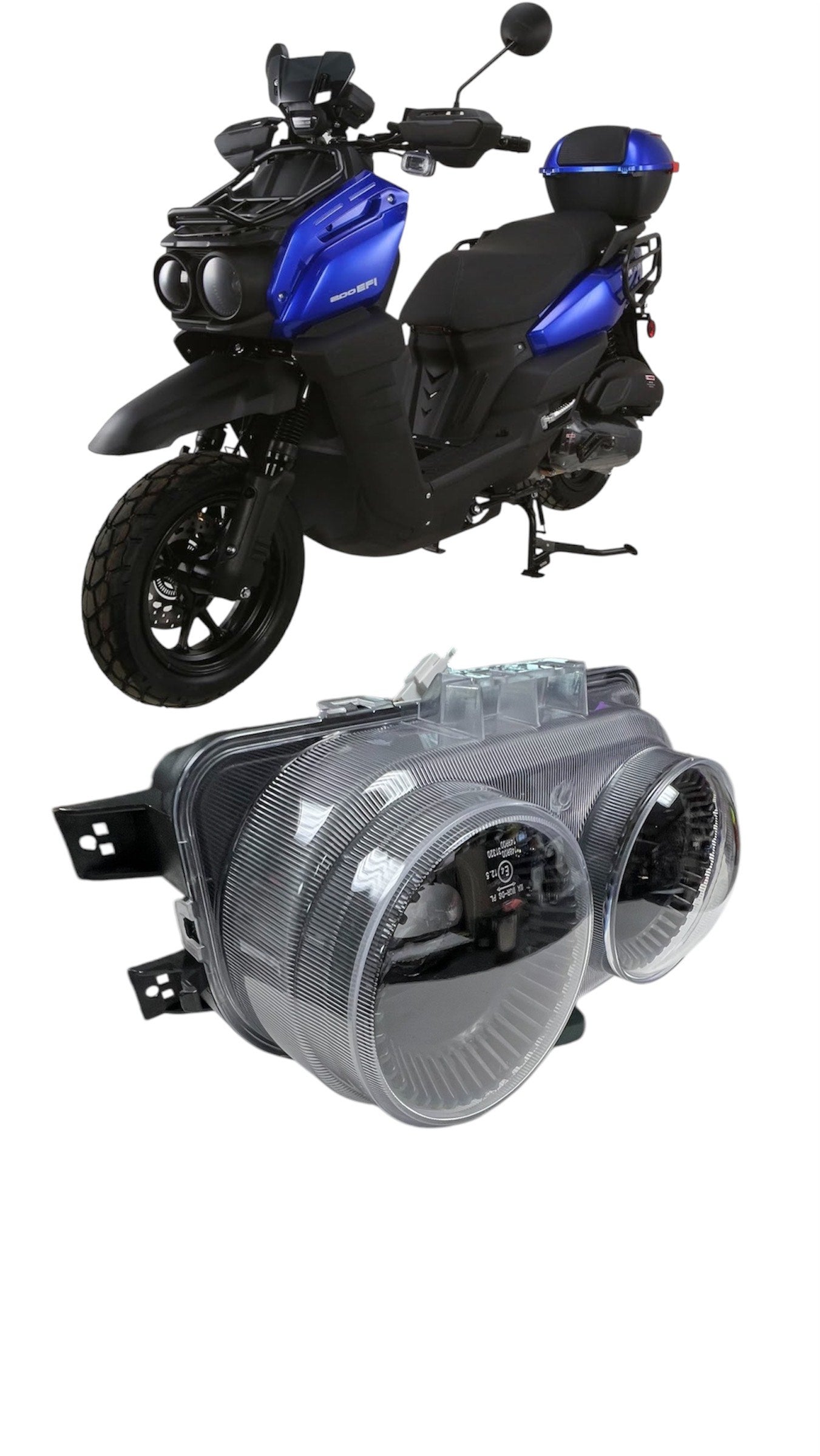 Faro delantero del tanque 200