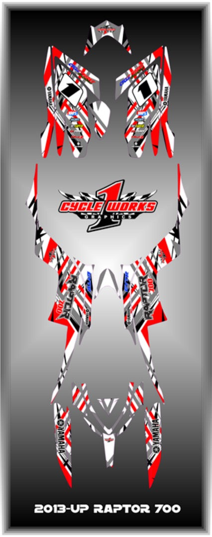 Kit gráfico completo Raptor 700