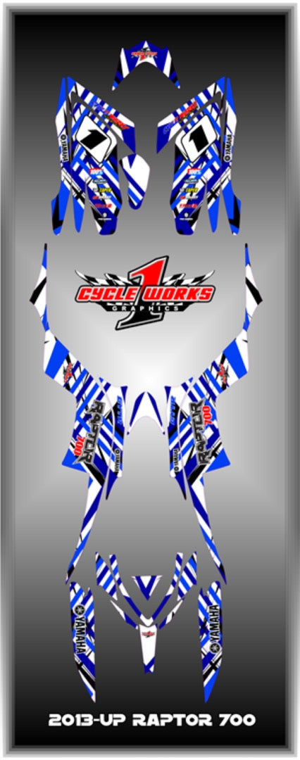 Kit gráfico completo Raptor 700