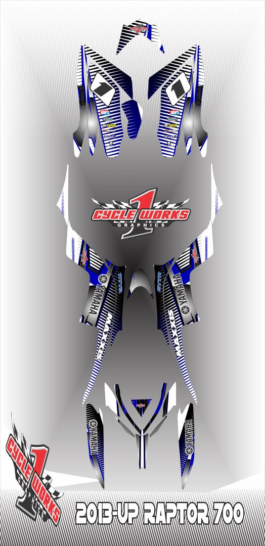 Kit gráfico completo Raptor 700