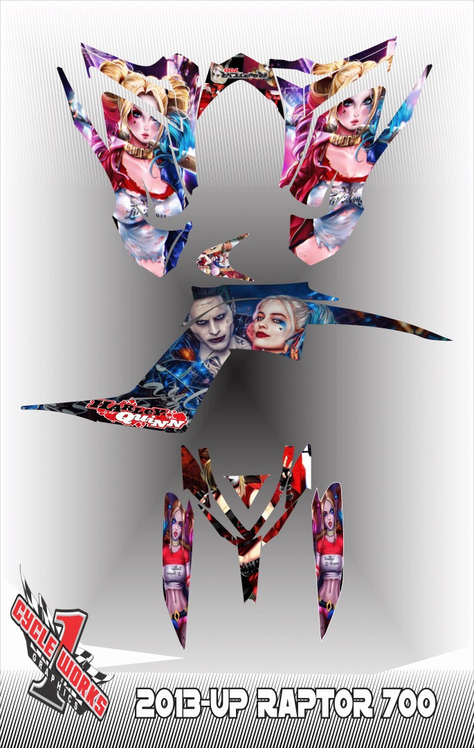 Kit gráfico completo Raptor 700