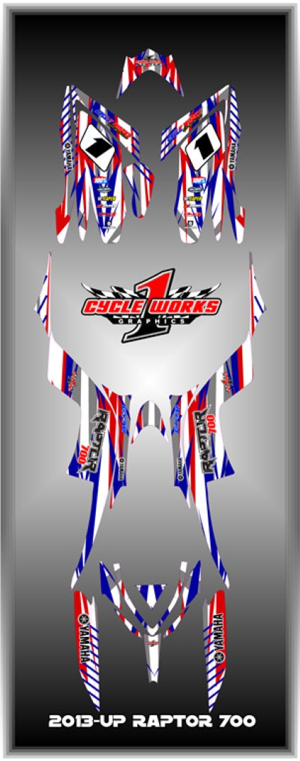 Kit gráfico completo Raptor 700
