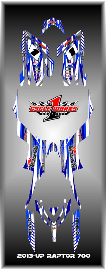 Kit gráfico completo Raptor 700