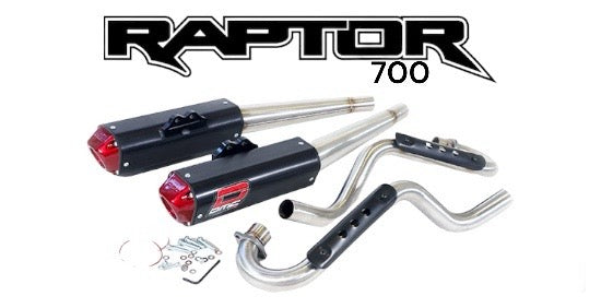 Raptor 700 dmc dual exhaust
