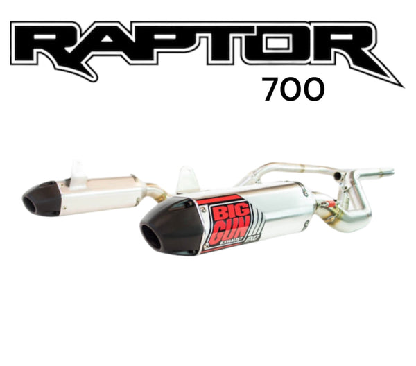 Raptor700 big gun exo full dual exhaust system