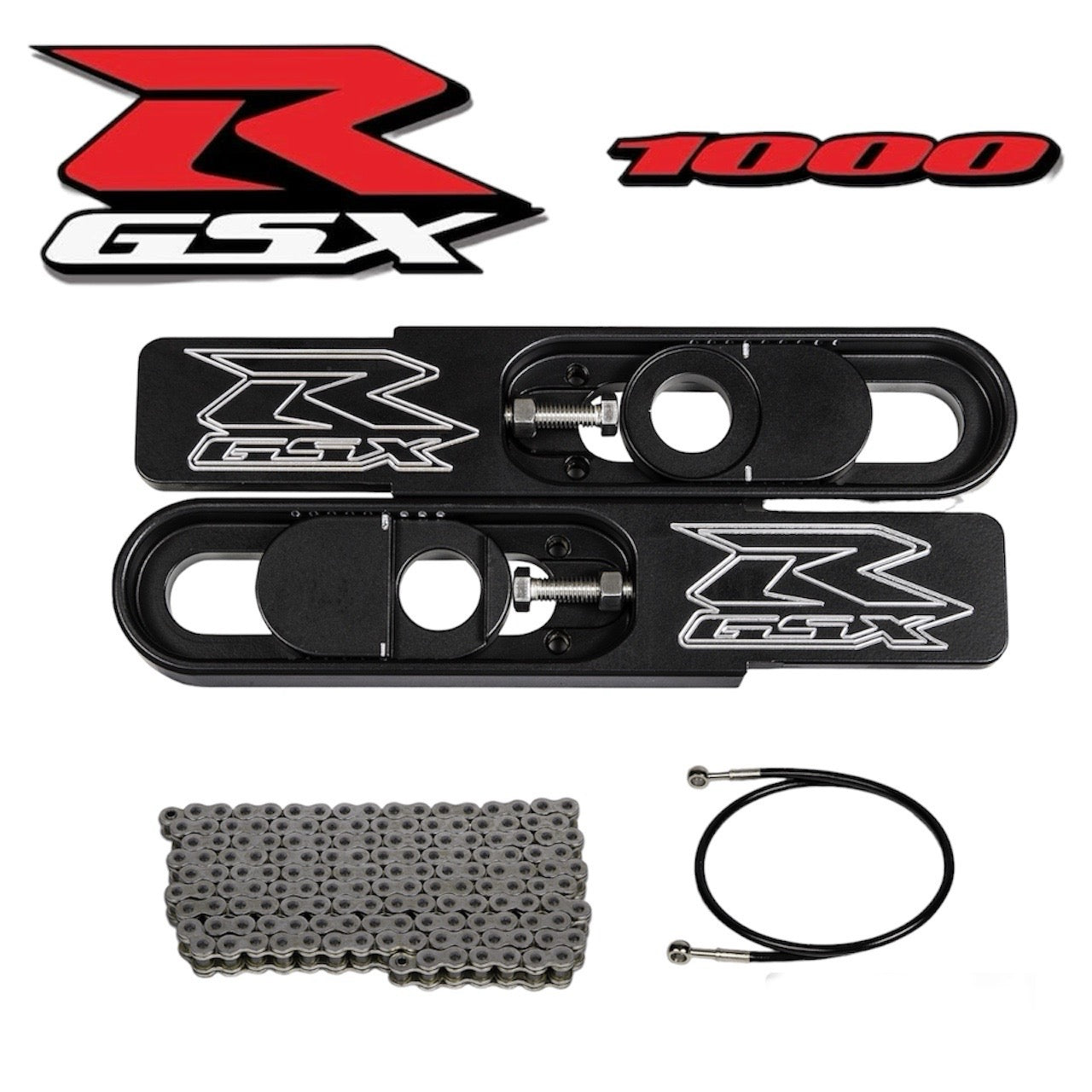 GSXR 1000 4 1/2 to 9" Swingarm Extensions