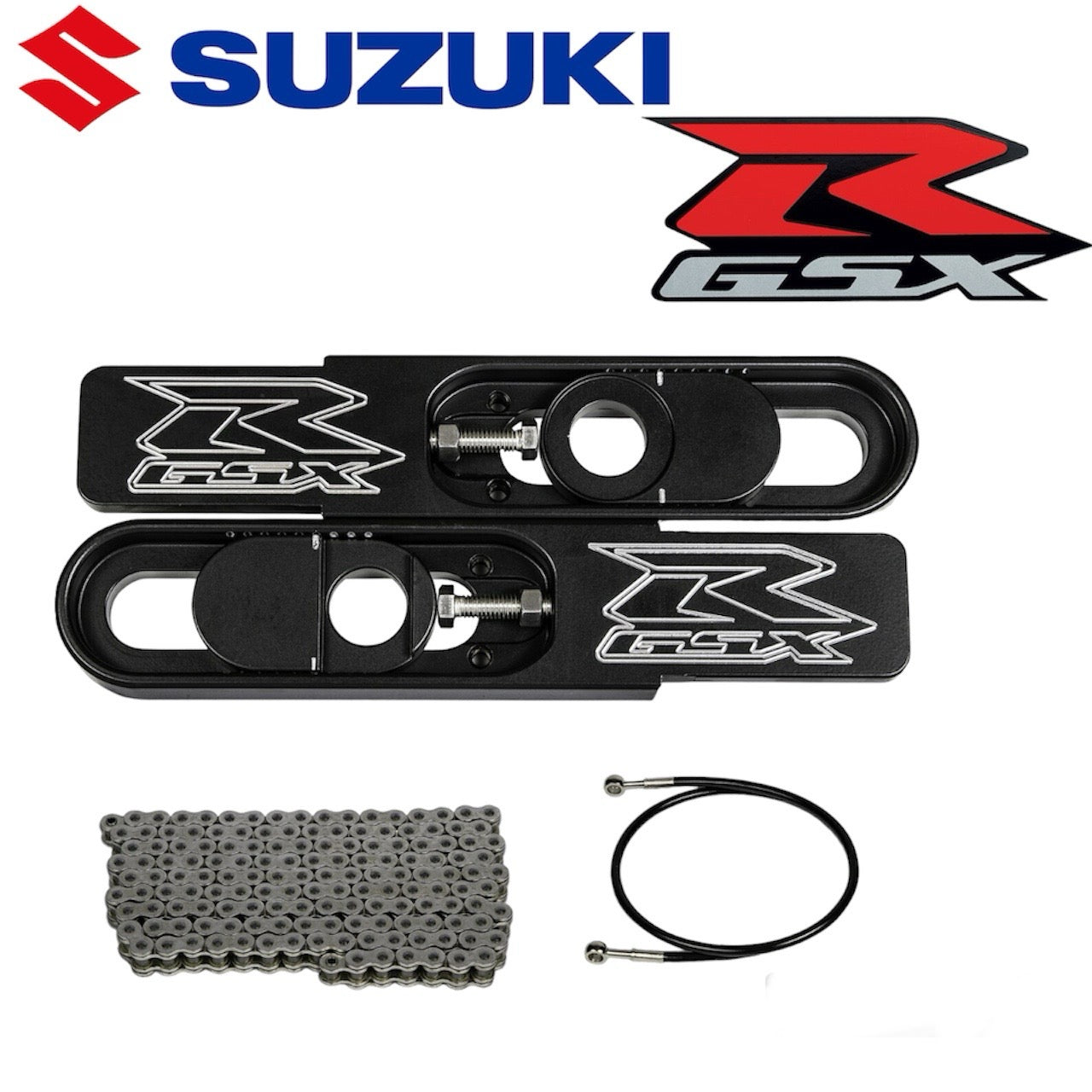 Extensiones de basculante de 4 1/2 a 9" para GSXR 600-750